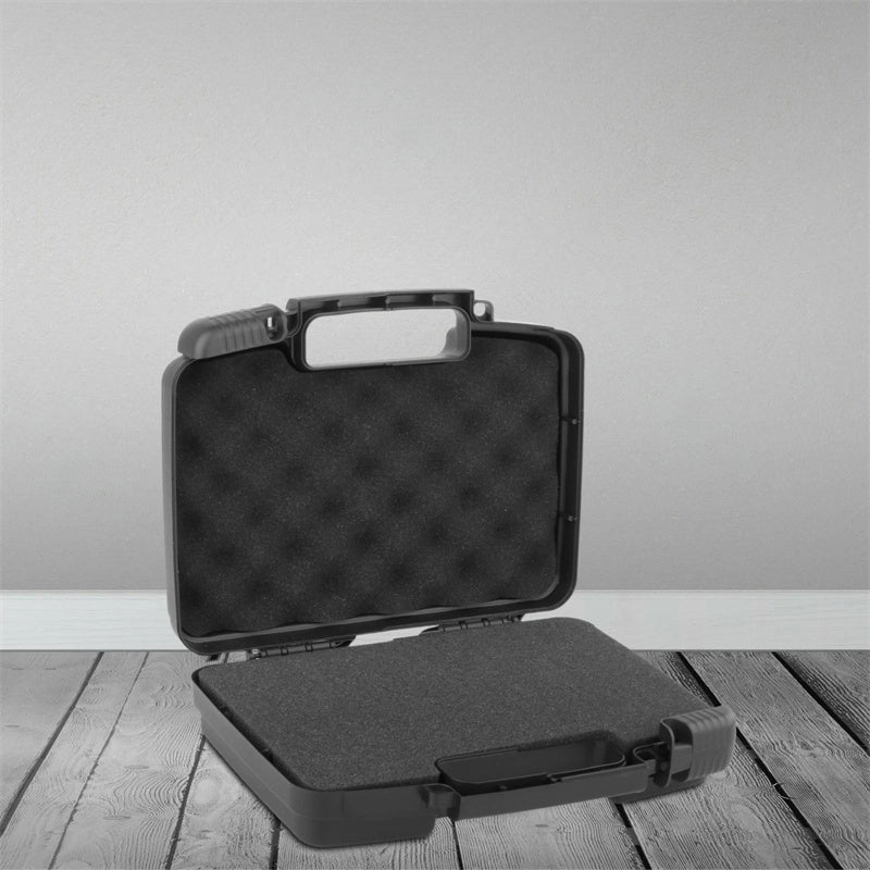 Protective Instrument Tool Box Electric Drill Holder Shockproof Lockable Waterproof Suitcase